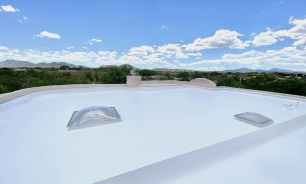 Residential rooftop with whitecoat